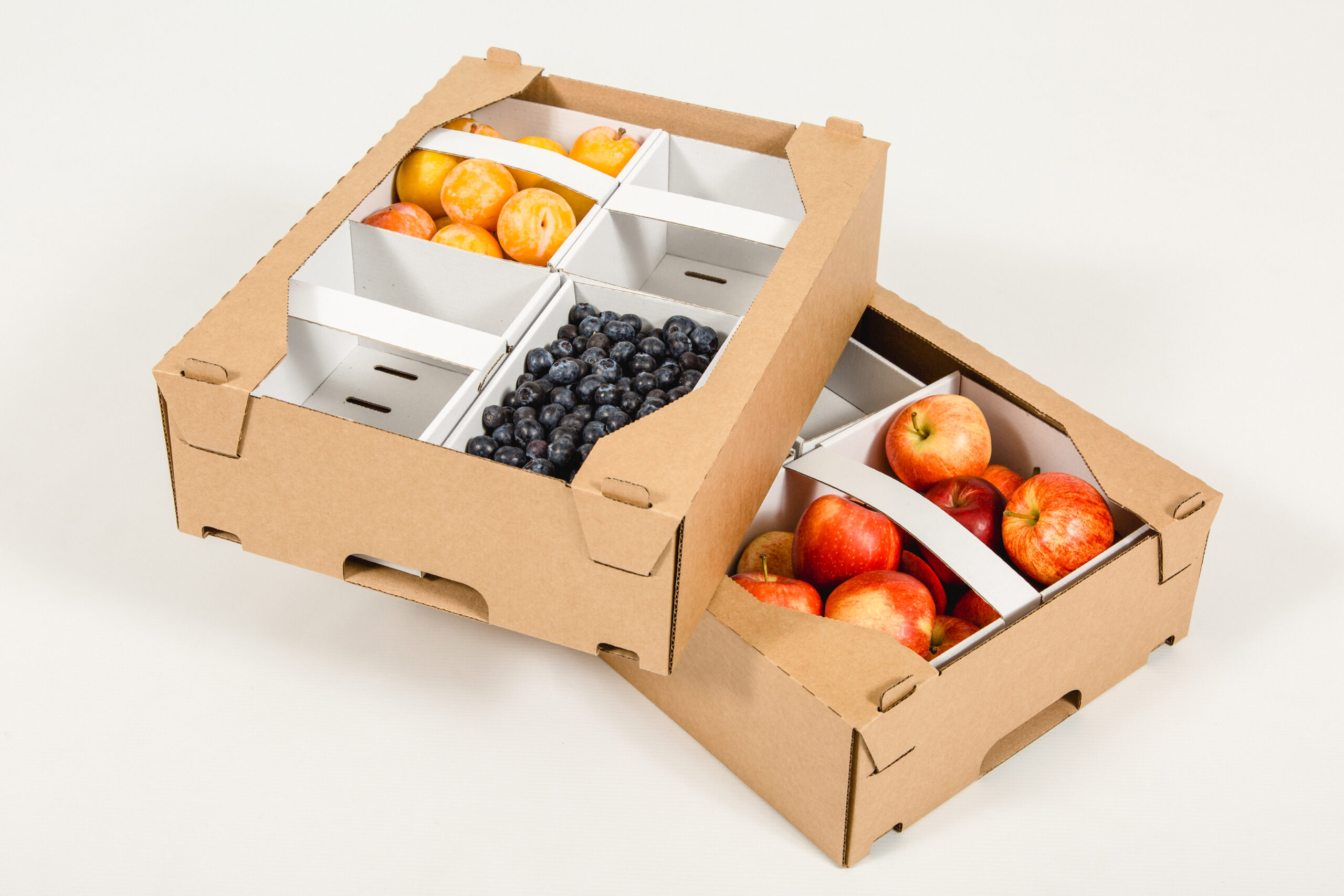 Kartonverpackung für Obst